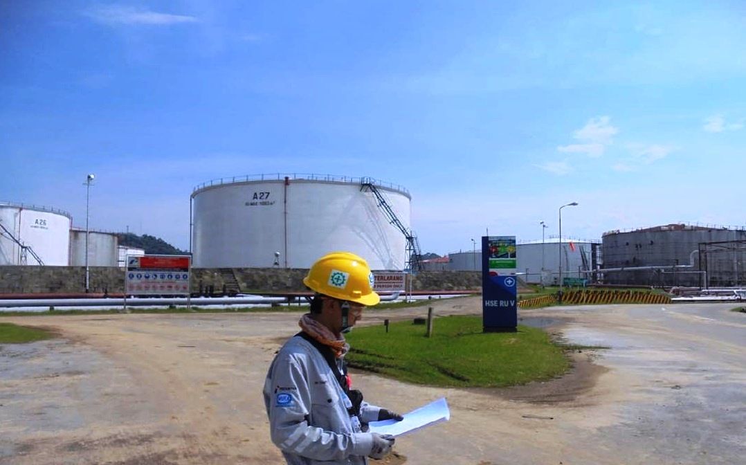 Ilustrasi kilang Pertamina RU V Balikpapan 