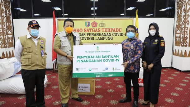 PT GGP Donasi 131.000 APD untuk Tenaga Medis di Lampung