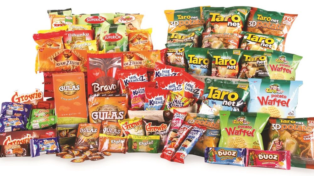 <p>Produk-produk makanan ringan yang diproduksi PT Tiga Pilar Sejahtera Food Tbk. / Tpsfood.id</p>
