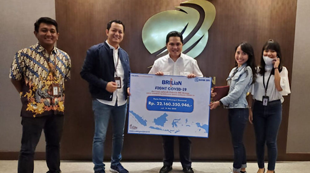 <p>Gerakan sosial pekerja BRI Grup “BRILian Fight Covid-19” telah menghimpun dana bantuan sukarela sebanyak Rp22,16 miliar. / Bank BRI</p>