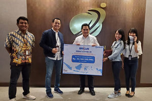<p>Gerakan sosial pekerja BRI Grup “BRILian Fight Covid-19” telah menghimpun dana bantuan sukarela sebanyak Rp22,16 miliar. / Bank BRI</p>