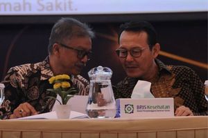 <p>Direktur Utama BPJS Kesehatan Fachmi Idris. / Facebook @BPJSKesehatanRI</p>