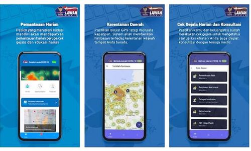 <p>Aplikasi Bersatu Lawan Covid bisa dunduh di Play Store dan App Store. / Play Store</p>
