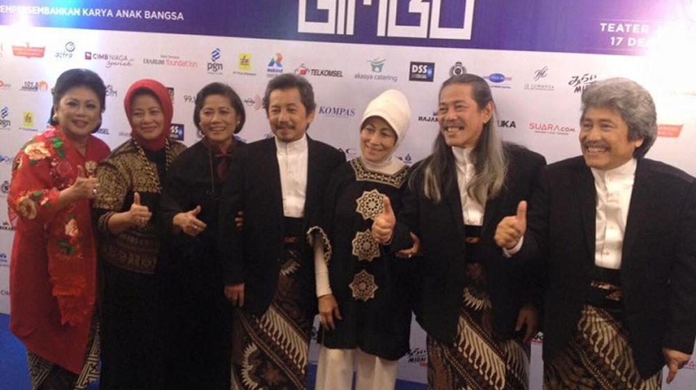 <p>Personel Grup Musik Bimbo lengkap pada 2015. / Facebook @sam.bimbo</p>
