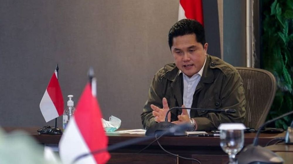 <p>Menteri BUMN Erick Thohir. / Facebook @KementerianBUMNRI</p>
