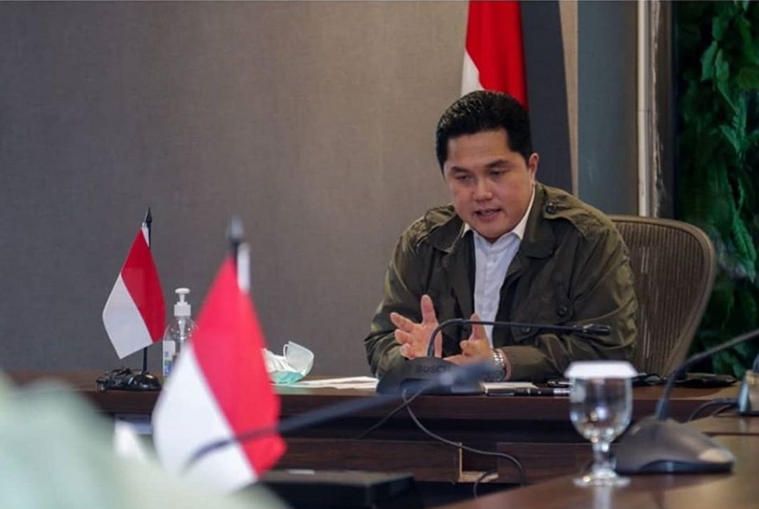 <p>Menteri BUMN Erick Thohir. / Facebook @KementerianBUMNRI</p>
