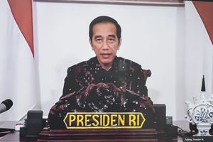 Presiden memberikan arahan kepada para pembantunya belum lama ini
