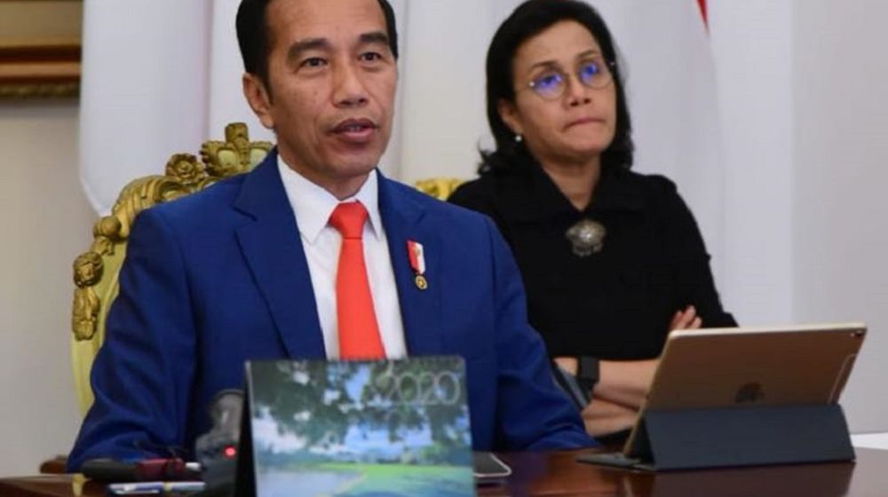 <p>Presiden Joko Widodo dan Menteri Keuangan Sri Mulyani Indrawati