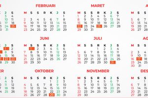 <p>Kalender 2020. / Hariliburnasional.com</p>
