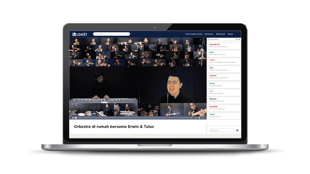 <p>Konser Erwin Gutawa dan Tulus di LOKET Live/ Loket.com</p>
