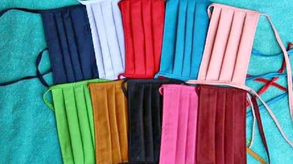 <p>Ilustrasi masker kain. / Facebook</p>
