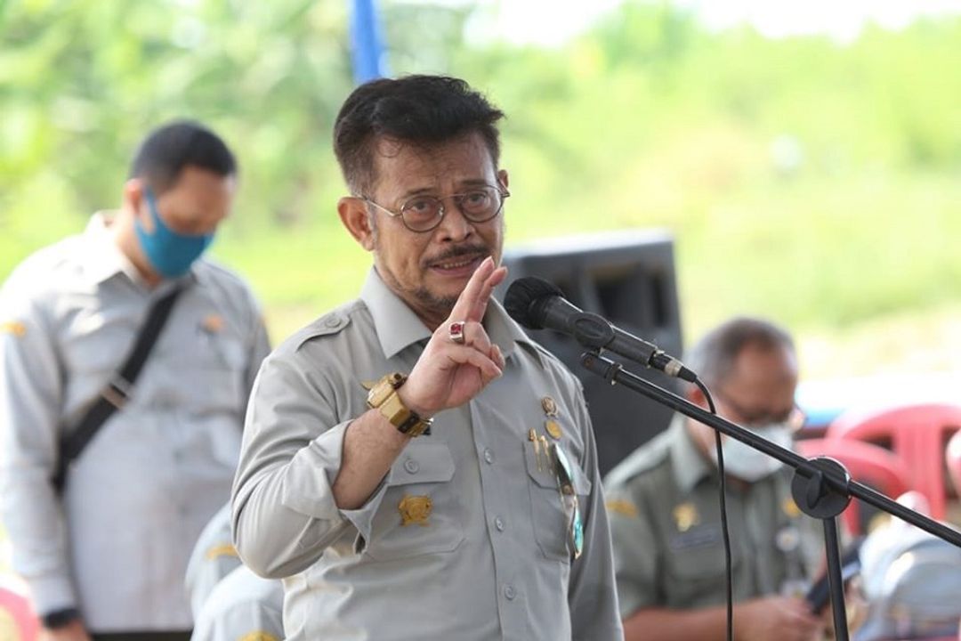 Eks Menteri Pertanian Syahrul Yasin Limpo.