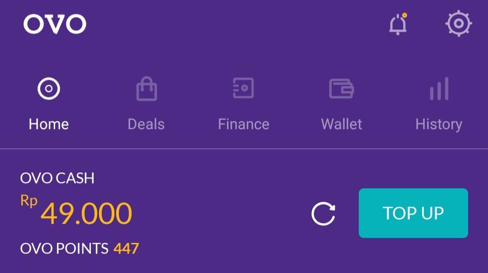 <p>OVO User Interface (Sumber: https://banghape.com/)</p>
