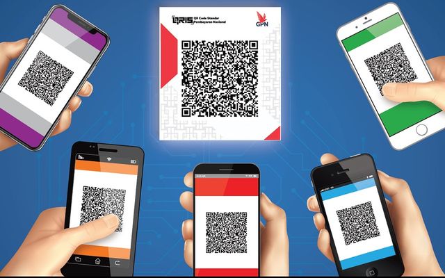 Quick Response Code Indonesian Standard atau biasa disingkat QRIS (dibaca KRIS) adalah penyatuan berbagai macam QR dari berbagai Penyelenggara Jasa Sistem Pembayaran (PJSP) menggunakan QR Code. / Bi.go.id</p>
