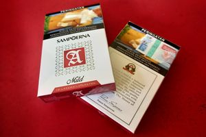 <p>Produk rokok HM Sampoerna. / TrenAsia-Sukirno</p>
