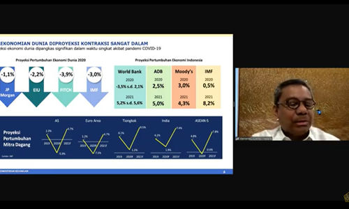 <p>Wakil Menteri Keuangan Suahasil Nazara saat Konferensi Pers APBN KiTa April 2020/ Tangkapan Layar TrenAsia.com</p>
