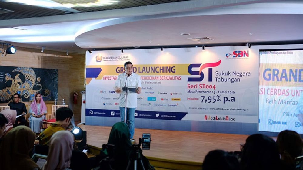 <p>Peluncuran Sukuk Tabungan. / Dok. Kementerian Keuangan</p>
