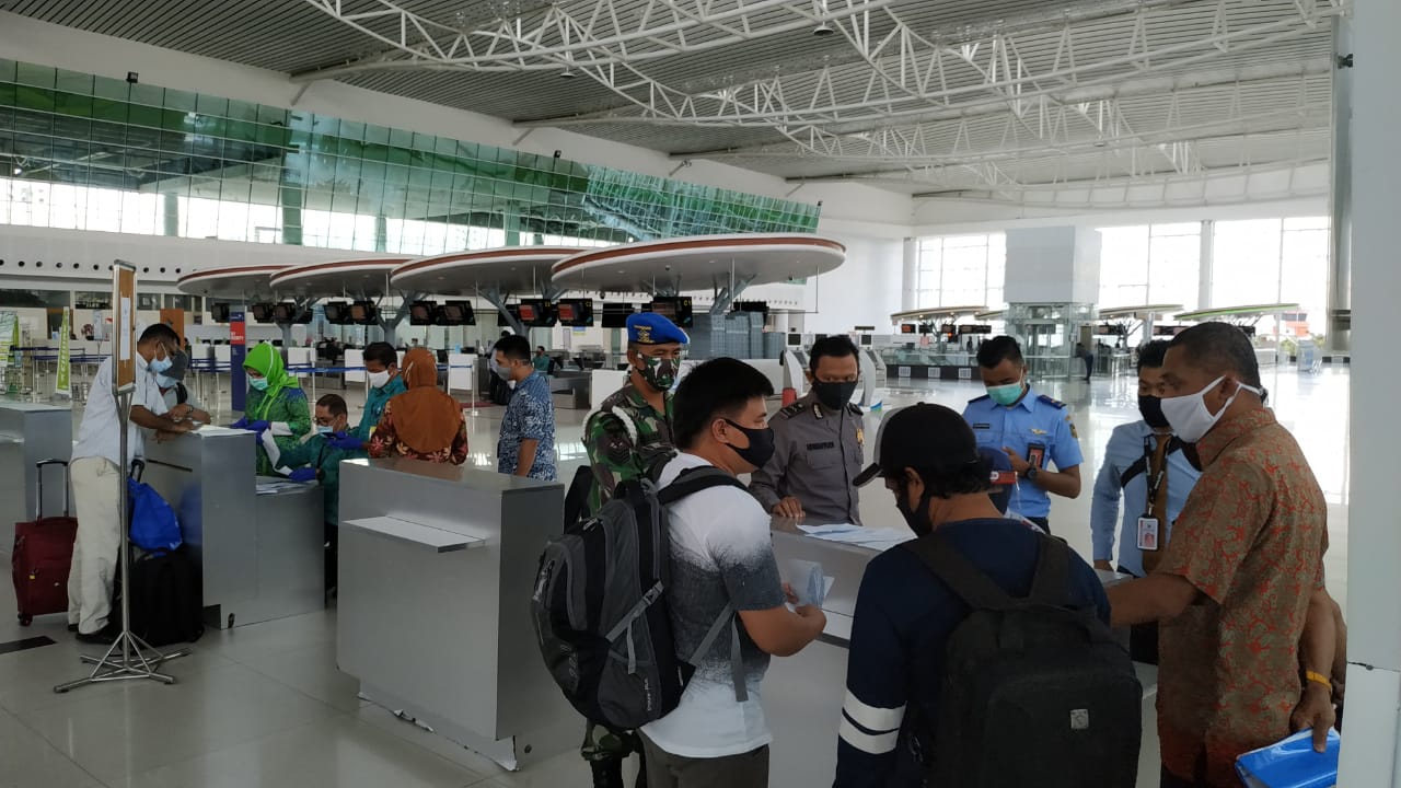 Suasana Bandara Sultan Aji Muhammad Sulaiman Sepinggan Balikpapan