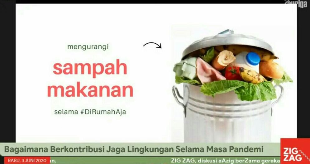 Tangkapan layar Diskusi Daring Auriga Nusantara, Rabu (3/6).