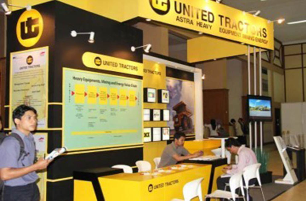 Ilustrasi stand United Tractors