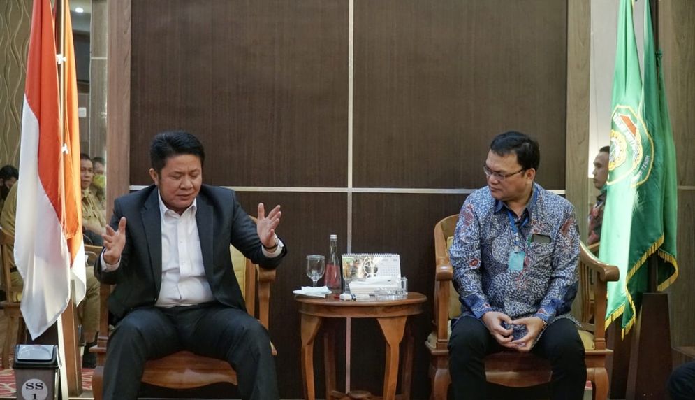 Gubernur Sumsel Herman Deru dan Bupati Empat Lawang Joncik Muhammad