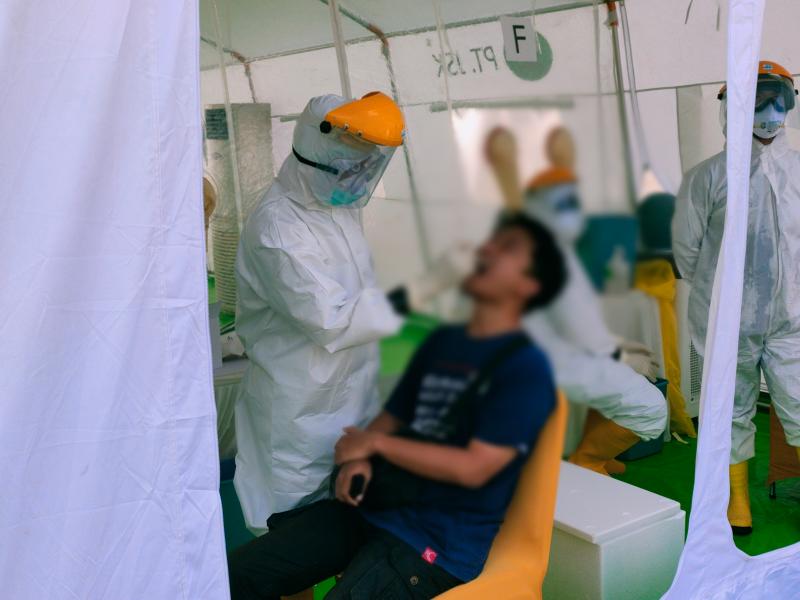 RDT dan Swab Test di RS dr. S Hardjolukito