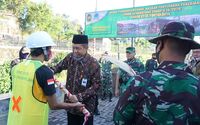 Walikota Yogyakarta Haryadi Suyuti meresmikan TMMD Tahap II Sengkuyung