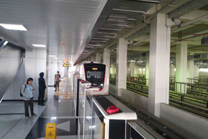 <p>Ilustrasi kondisi pada stasiun LRT Jakarta. / Dok. PT LRT Jakarta</p>
