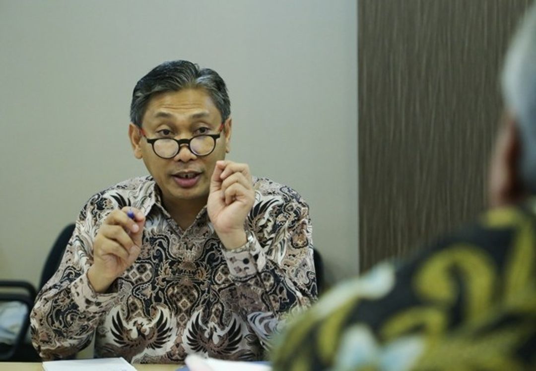 <p>Kepala Departemen Komunikasi Bank Indonesia (BI) Onny Widjanarko melaporkan neraca perdagangan Indonesia pada Agustus 2020 sebesar US$2,33 miliar. Angka tersebut kembali surplus setelah sebelumnya tercatat US$3,24 miliar. / Badan Perlindungan Konsumen Nasional</p>
