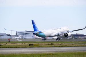 Pesawat Airbus Garuda Indonesia