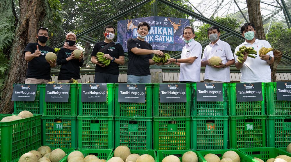 <p>Donasi Pakan Untuk Satwa TaniHub Group/ TaniHub</p>