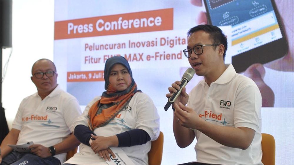 <p>FWD Life Peluncuran Inovasi Digital Fitur FWD Max e-Friend, Jakarta 9 Juli 2019/ Facebook @FWD Life Indonesia</p>