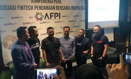 <p>Konferensi Pers Asosiasi Fintech Pendanaan Bersama (AFPI), 16 Mei 2019/ Facebook @afpi.fintech</p>
