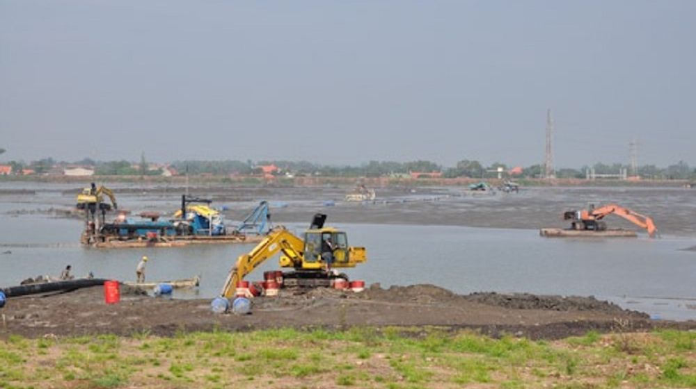 <p>Lumpur Sidoarjo. / Dok. Kementerian PUPR</p>
