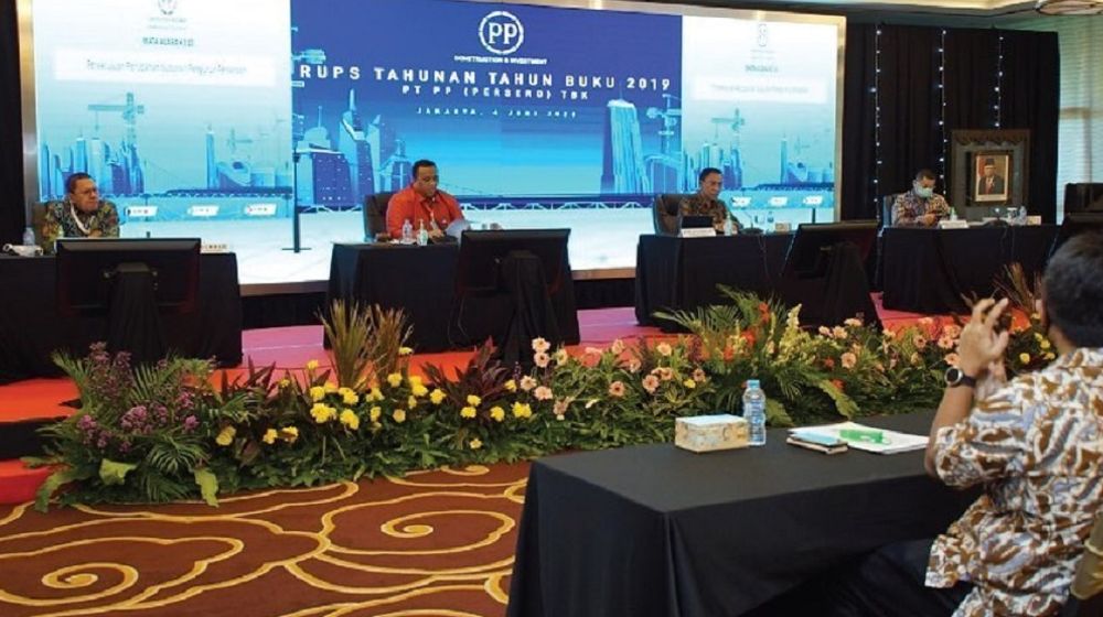 <p>Rapat Umum Pemegang Saham Tahunan PTPP. / Facebook @ptpptbk</p>