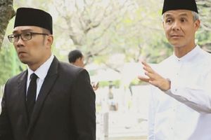 <p>Gubernur Jawa Barat Ridwan Kamil dan Gubernur Jawa Tengah Ganjar Pranowo. / Facebook @mochamadridwankamil</p>
