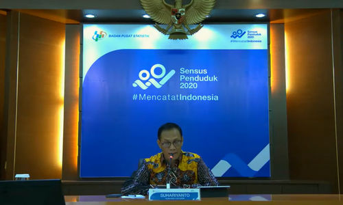 <p>Kepala Badan Pusat Statistik (BPS), Suhariyanto dalam konferensi pers, Selasa, 2 Juni 2020</p>
