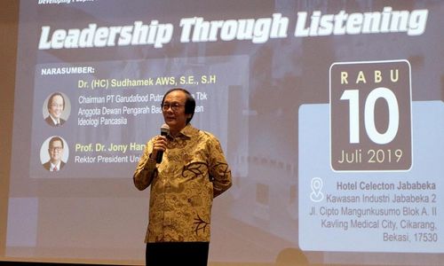 <p>Chairman PT Garudafood Putra Putri Jaya Tbk. Sudhamek Agoeng Waspodo Soenjoto. / Garudafood.com</p>
