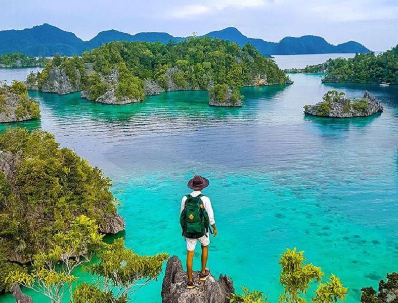 <p>Ilustrasi wisata pantai Pulau Sombori, Sulawesi Tengah. / Facebook @TravelokaID</p>

