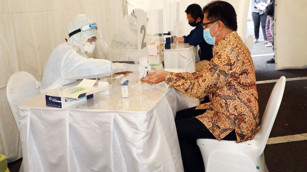 <p>Kementerian PPN/Bappenas gelar rapid test untuk ribuan pegawainya. / Dok. Kementerian PPN/Bappenas</p>
