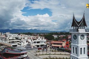 <p>Rekonstruksi Pasa Ateh Bukittinggi. / Dok. Kementerian PUPR</p>
