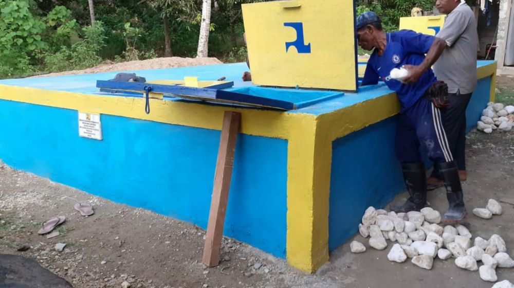 <p>Salah satu infrastruktur penyediaan air baku mandiri. / Dok. Kementerian PUPR</p>
