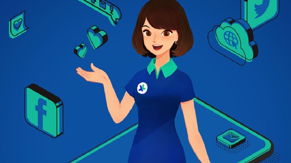 <p>Ilustrasi layanan provider selular PT XL Axiata Tbk. (EXCL). / Facebook @MyXL</p>
