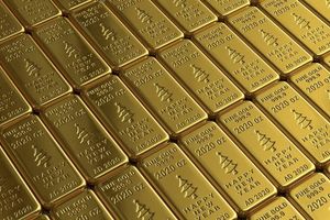 Ilustrasi emas batangan (Pixabay)