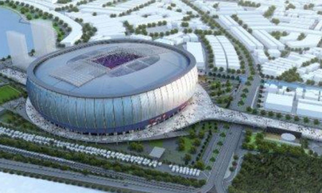 <p>Desain Jakarta International Stadium</p>
