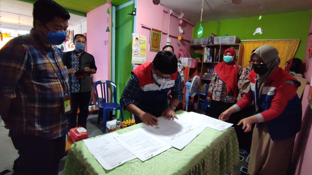 Peresmian Kampung Samar di Kelurahan Mekar Sari, Balikpapan