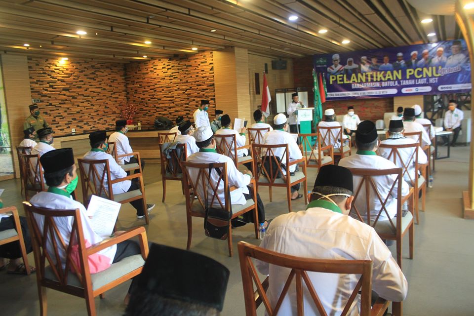 Pelantikan empat PCNU di Kalsel periode khidmat 2020-2025