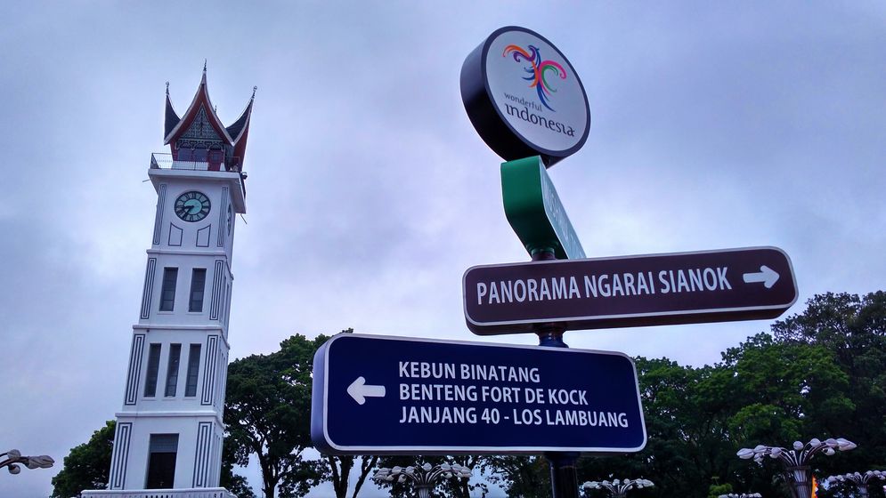 Objek Wisata Jam Gadang yang barada di Kota Bukittinggi/Foto: M Hendra/KabarMinang.id