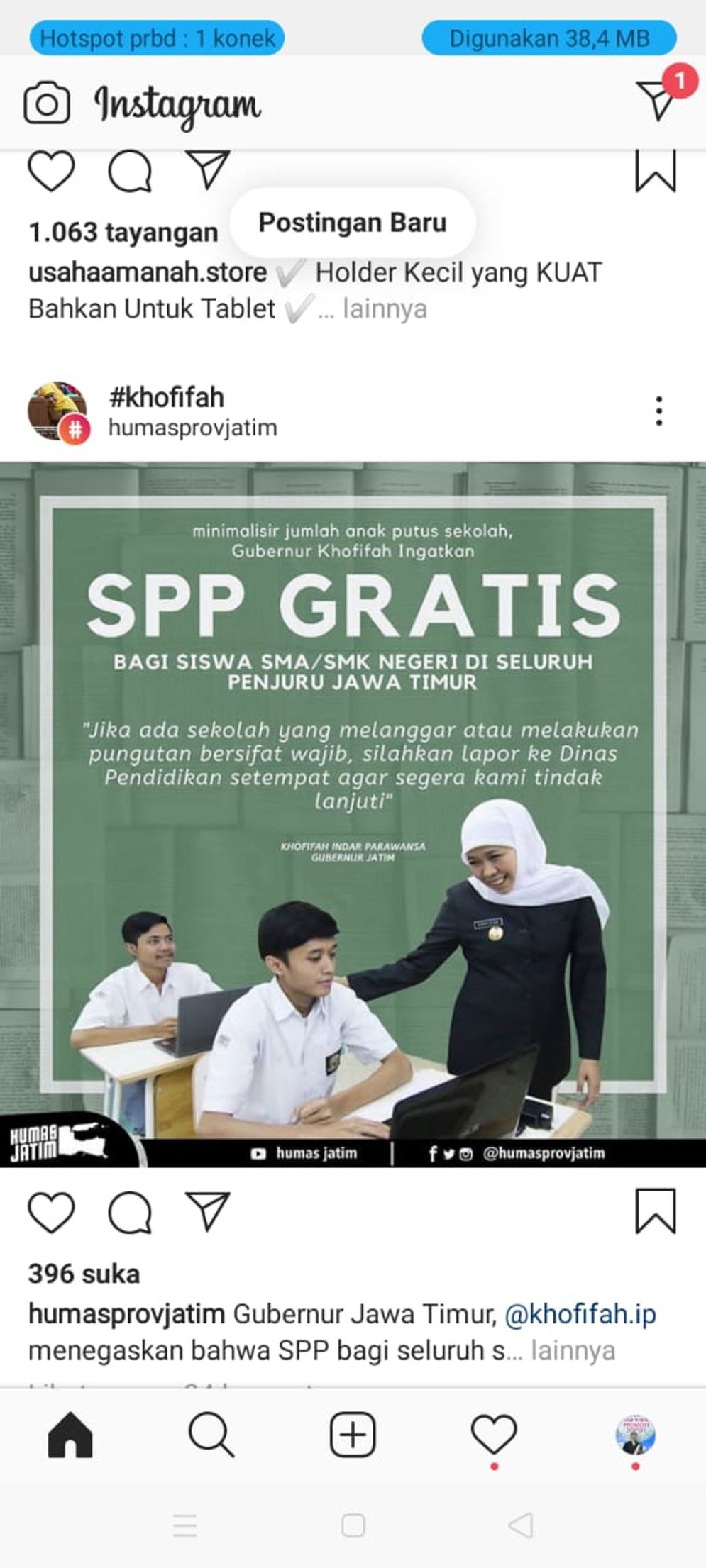 Gubernur JawaTimur Tegaskan SMA dan SMK Negeri di Jawa Timur Gratis SPP