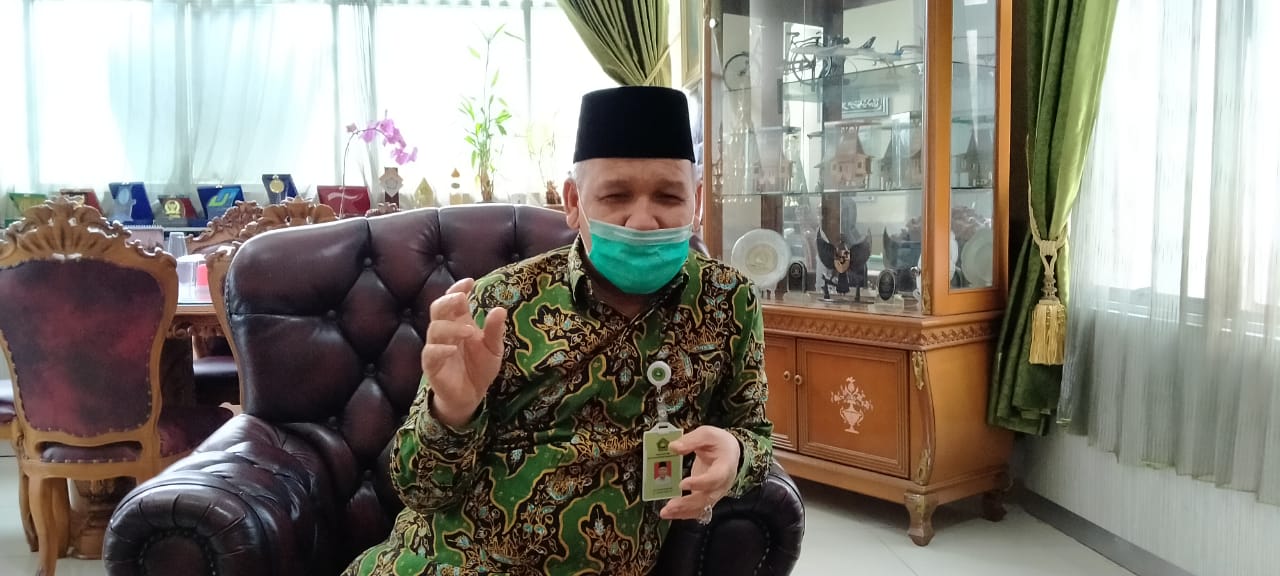 Kakanwil Kemenag Kalsel Noor Fahmi saat ditemui Starbanjar